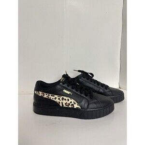 Puma Womens Size 9 Cali Star Leopard Sneakers